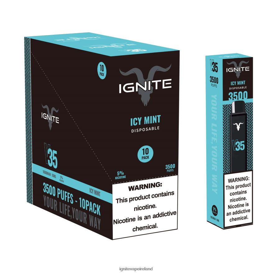 IGNITE Flavors - IGNITE V35 Vape Pen 10-Pack Watermelon Apple Ice 486FD6129