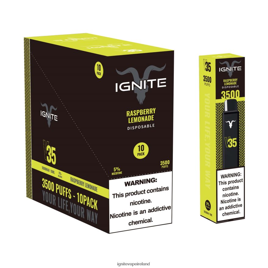 IGNITE Flavors - IGNITE V35 Vape Pen 10-Pack Watermelon Apple Ice 486FD6129