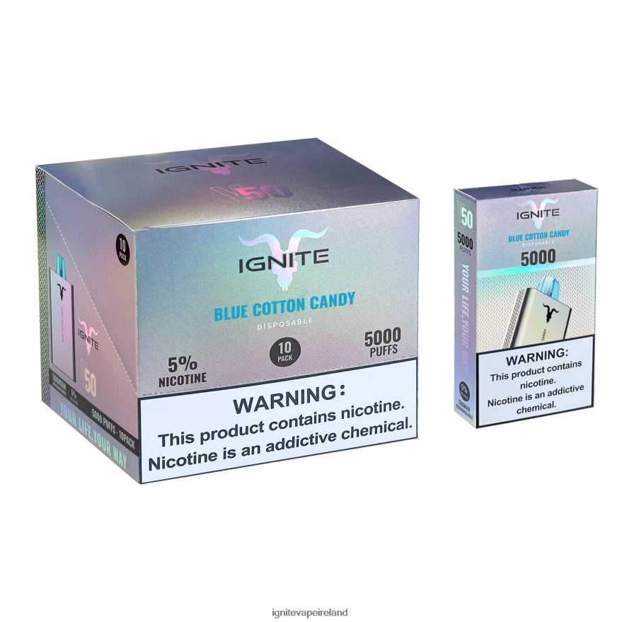 IGNITE Flavors - IGNITE V50 Vape Pen 10-Pack Strawberry Banana 486FD6149