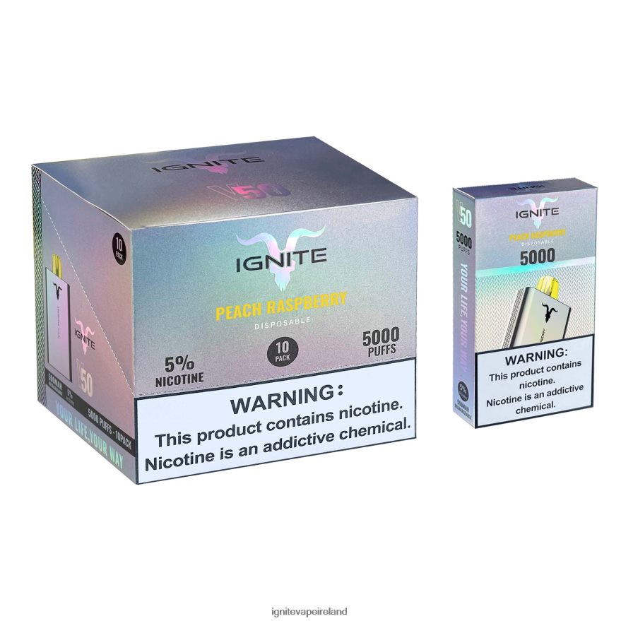 IGNITE Flavors - IGNITE V50 Vape Pen 10-Pack Strawberry Banana 486FD6149