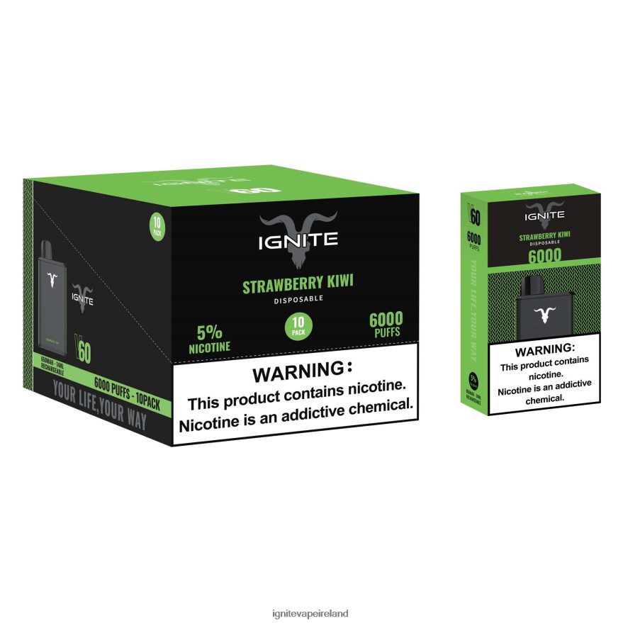Best IGNITE Flavors - IGNITE V60 Vape Pen 10-Pack Icy Mint 486FD620