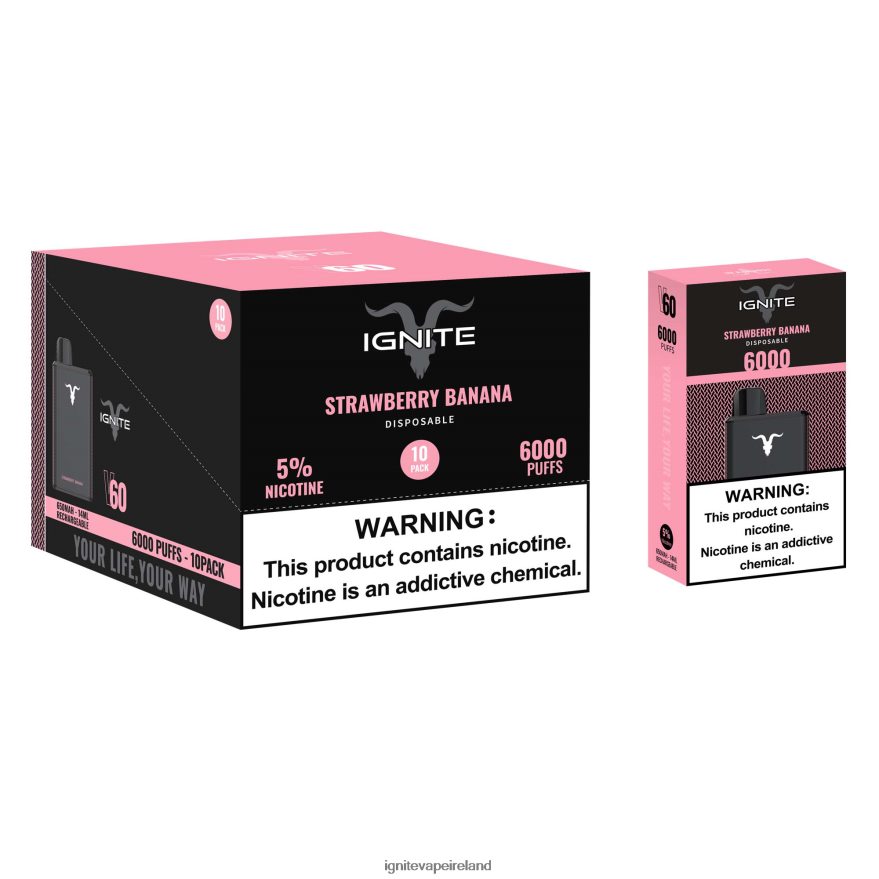 Best IGNITE Flavors - IGNITE V60 Vape Pen 10-Pack Icy Mint 486FD620