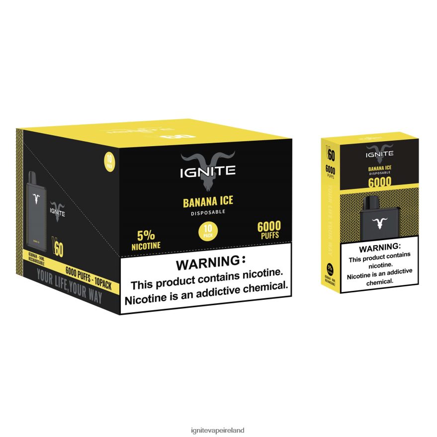 Best IGNITE Flavors - IGNITE V60 Vape Pen 10-Pack Icy Mint 486FD620