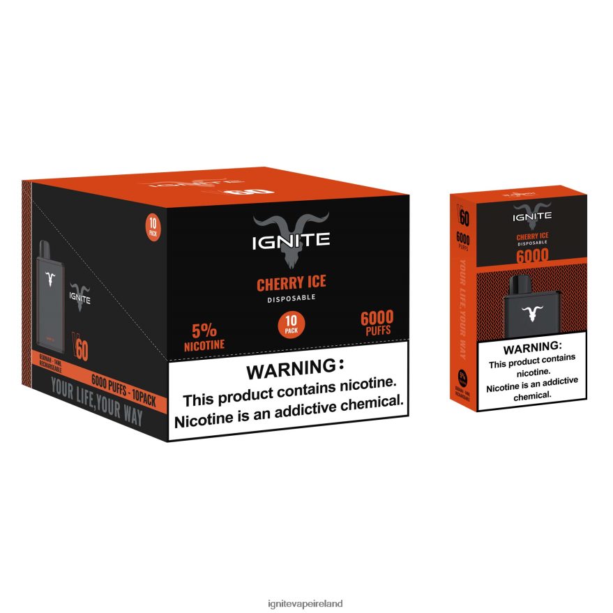 Best IGNITE Flavors - IGNITE V60 Vape Pen 10-Pack Icy Mint 486FD620