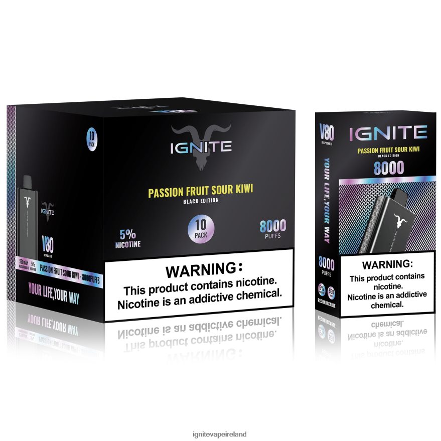 IGNITE Vape Price - IGNITE V80 Vape Pen 10-Pack Blueberry Ice 486FD654