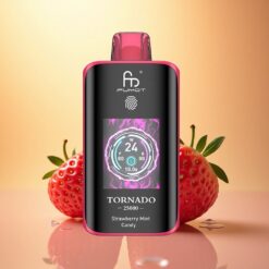 Fumot Tornado 25000 Puffs Strawberry Mint Candy HD Screen 700mAh 20ml Nicotine