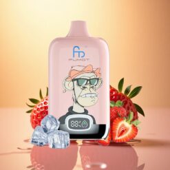 Fumot Tornado Digital Box 12000 Puffs Strawberry Ice Mesh Coil 550mAh