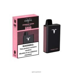 IGNITE Disposable Vape Review - IGNITE V60 Vape Pen Strawberry Banana 486FD638