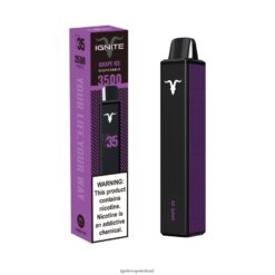 IGNITE Dublin - IGNITE V35 Vape Pen Grape Ice 486FD6133