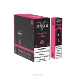 IGNITE Vape Reviews - IGNITE V15 Vape Pen 10-Pack Strawberry Guava Ice 486FD6105