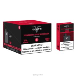 IGNITE Vape Reviews - IGNITE V60 Vape Pen 10-Pack Strawberry Apple Watermelon 486FD625