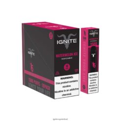 IGNITE Vape Shop - IGNITE V15 Vape Pen 10-Pack Watermelon Ice 486FD6106